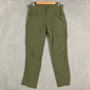 Origin Maine Nyloc Field Pants Mens 32 x 30 Green Articulated Knee Outdoor Cargo